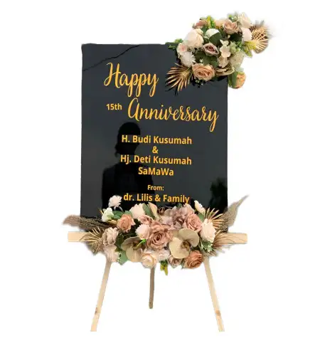 Papan Bunga Akrilik Cinta